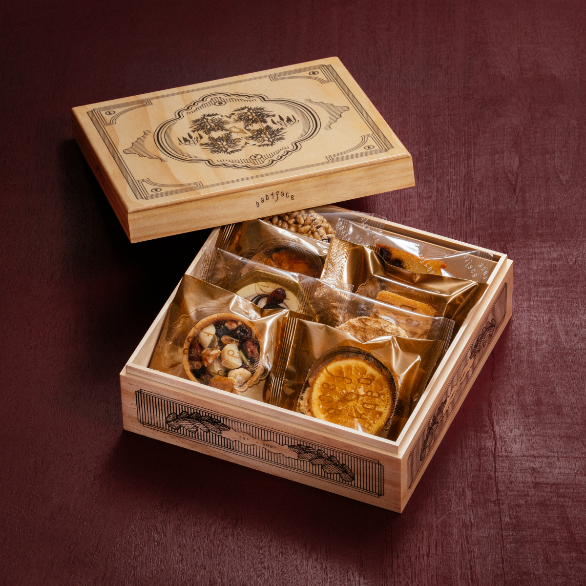 【babyface】永恆紀念 高級木製盒(單層)