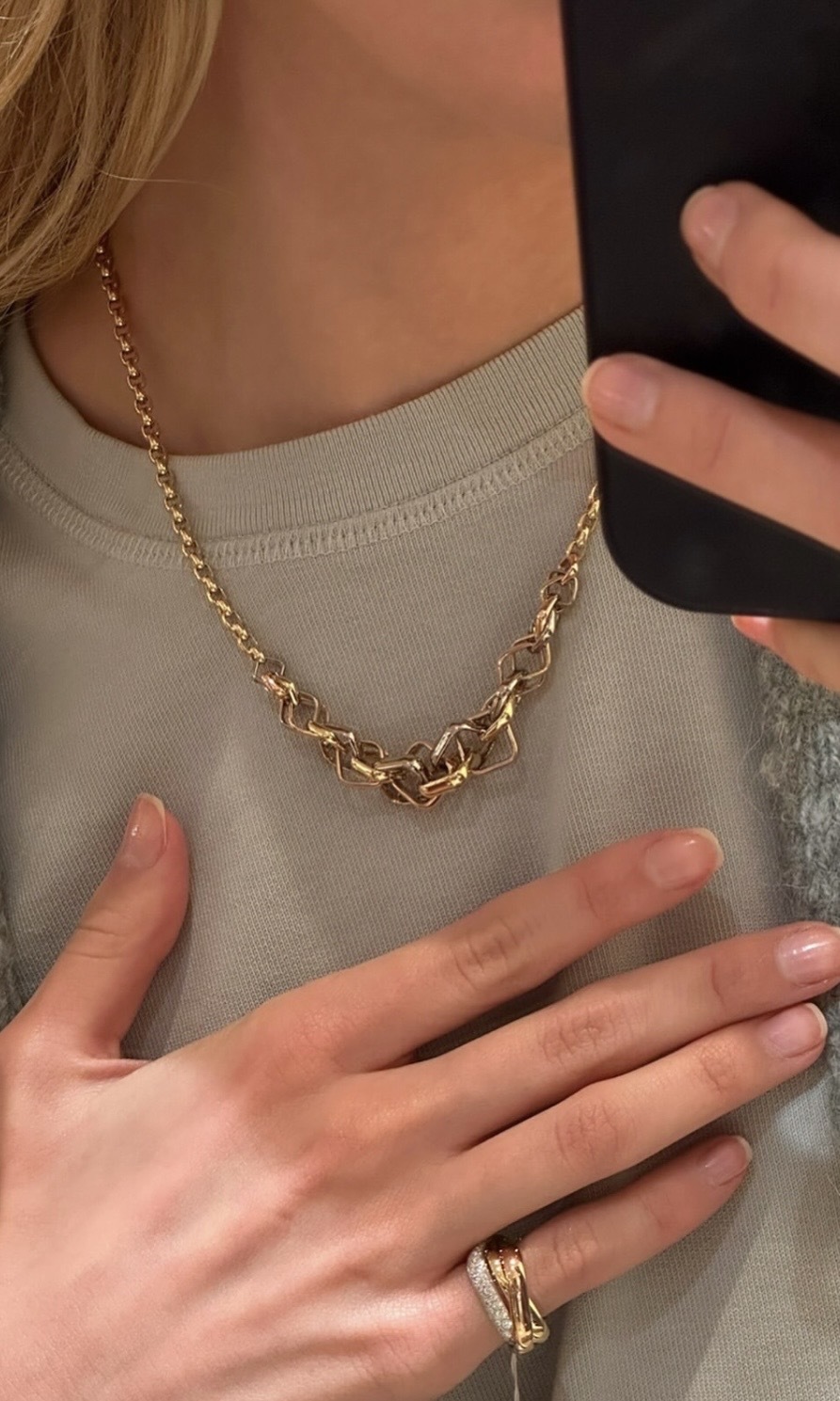 Cartier Trinity系列項鏈