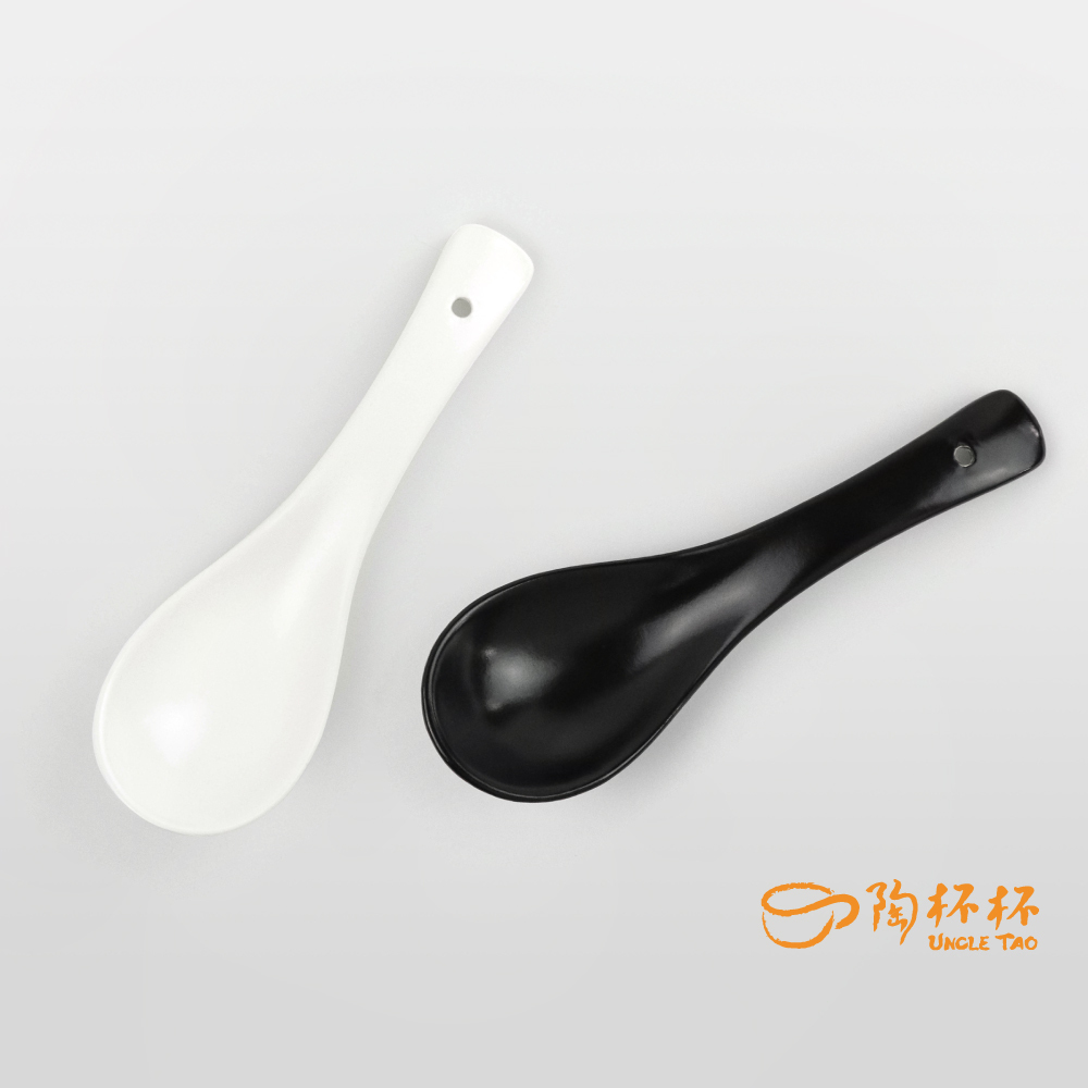 日式三灣匙-黑/白