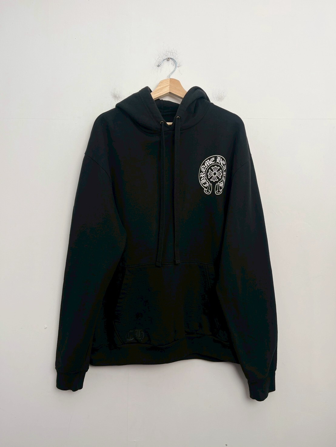CHROME HEARTS Osaka Exclusive Horseshoe Hoodie Black SIZE L