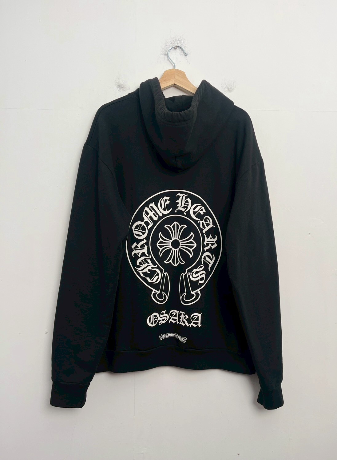 CHROME HEARTS Osaka Exclusive Horseshoe Hoodie Black SIZE L