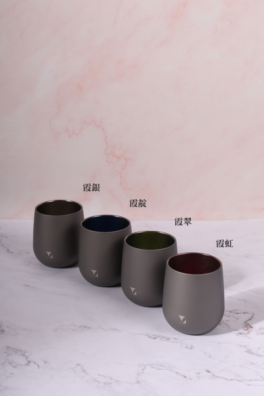 純鈦蛋杯|雙色系列|霞銀