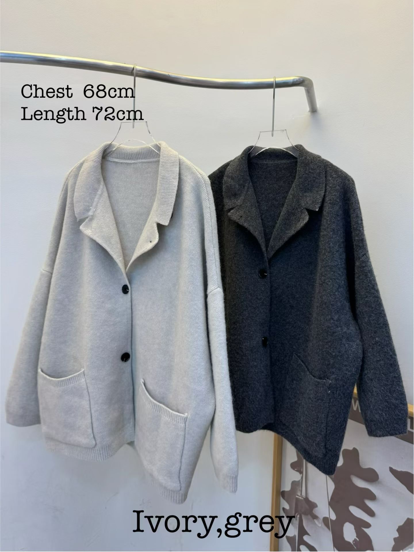 MG5411 反領針織外套