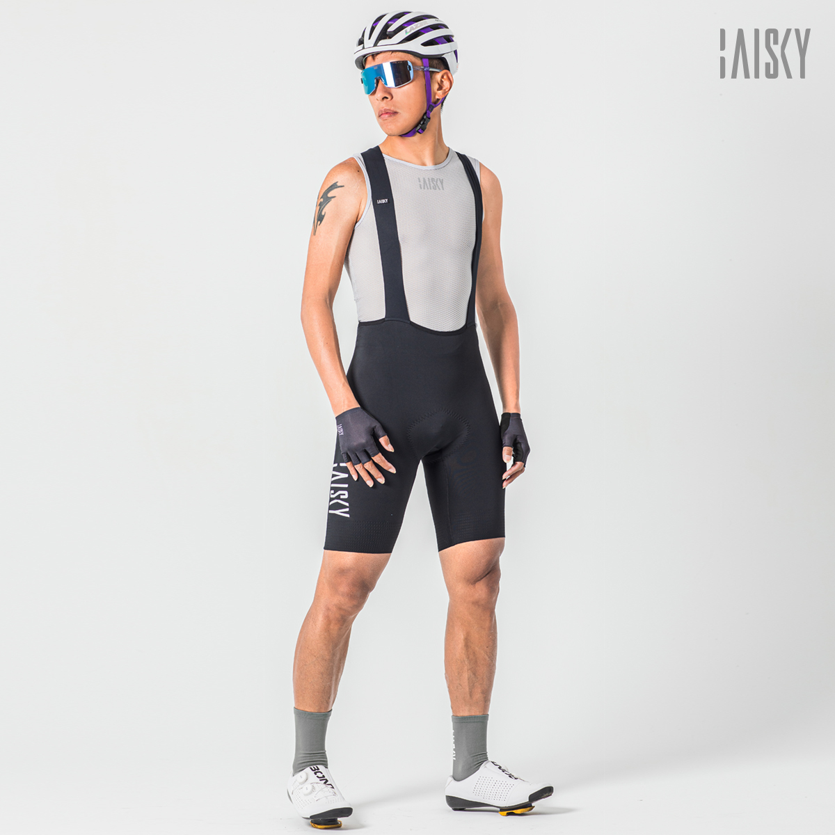 男款空力吊帶短褲 速力III 黑