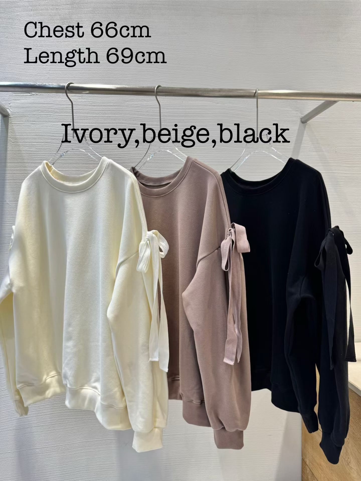 MG5420 蝴蝶結袖衛衣