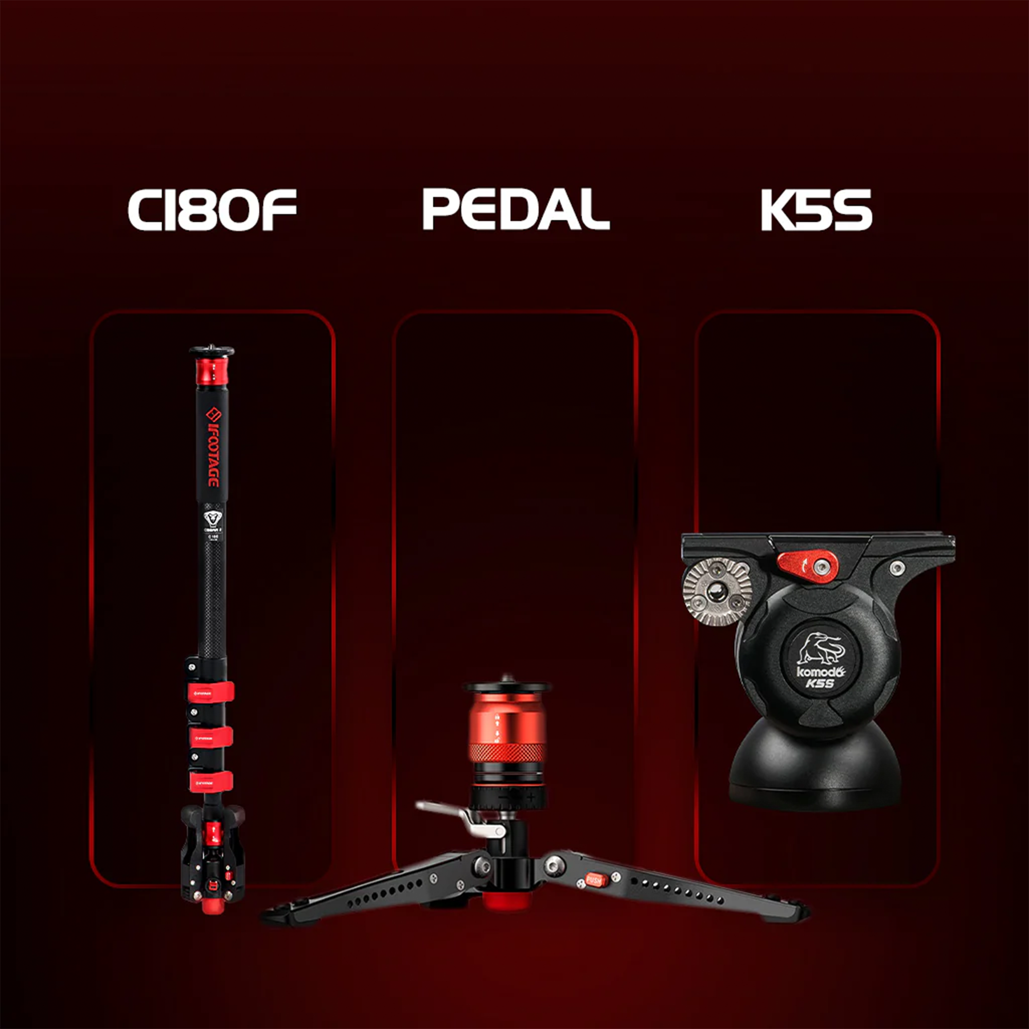 IFOOTAGE Cobra 3 相機單腳架