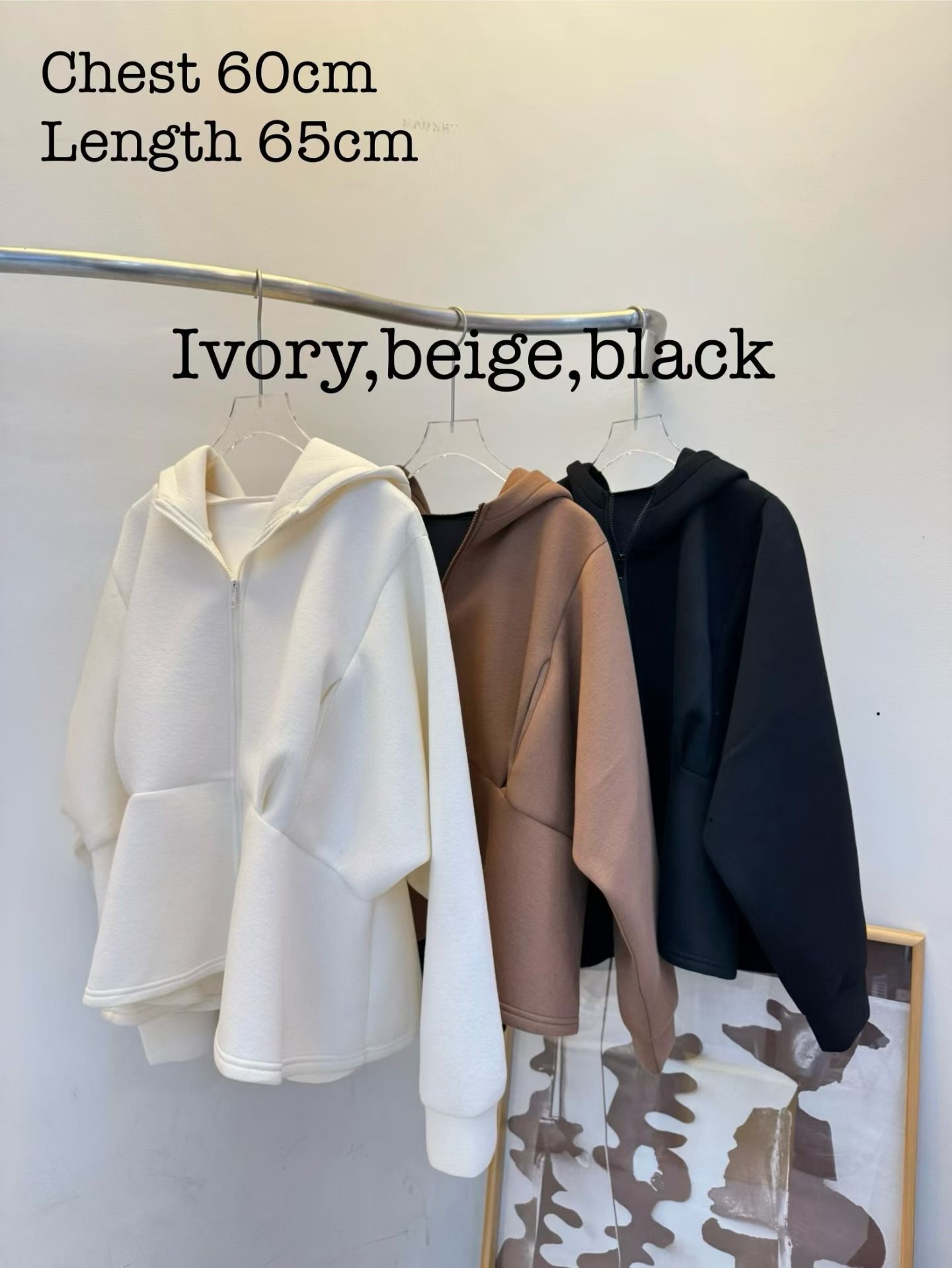 MG5422 收腰裙擺連帽外套