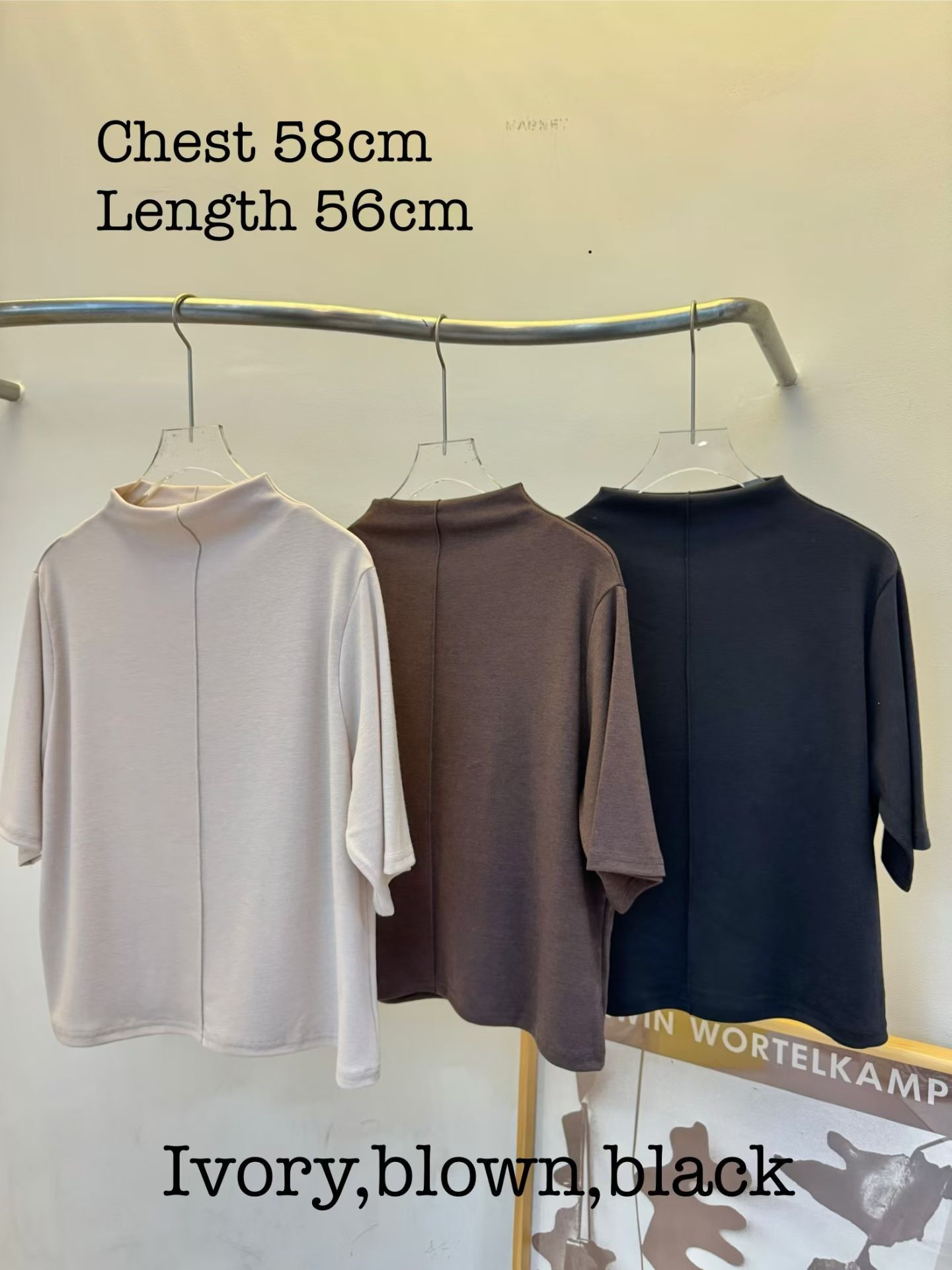 MG5425 立領中車縫線上衣