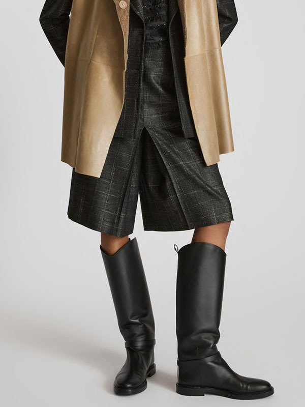 LORENA  格紋褲裙