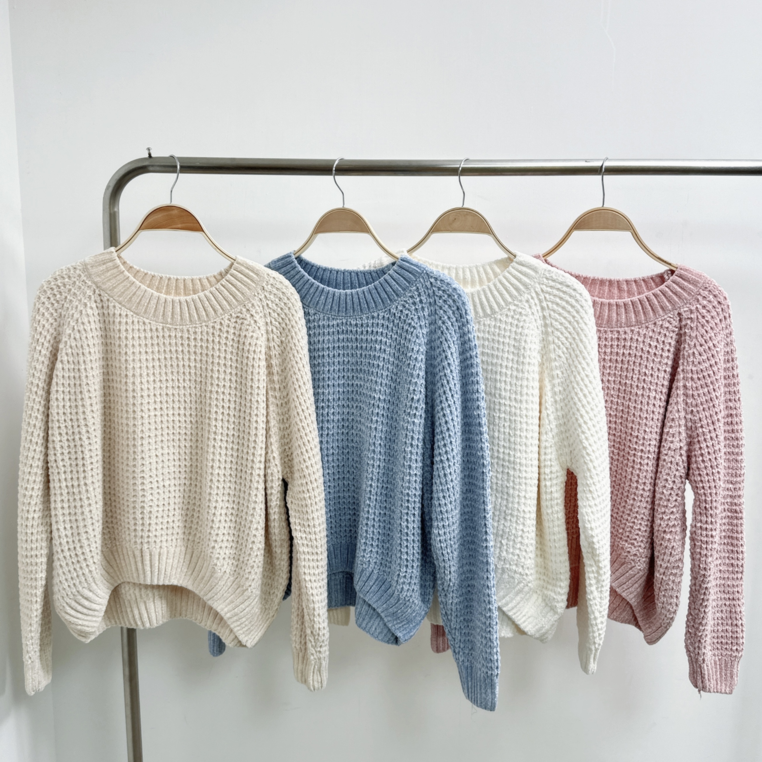 雪尼爾疏針冷衫 (F139-F142)