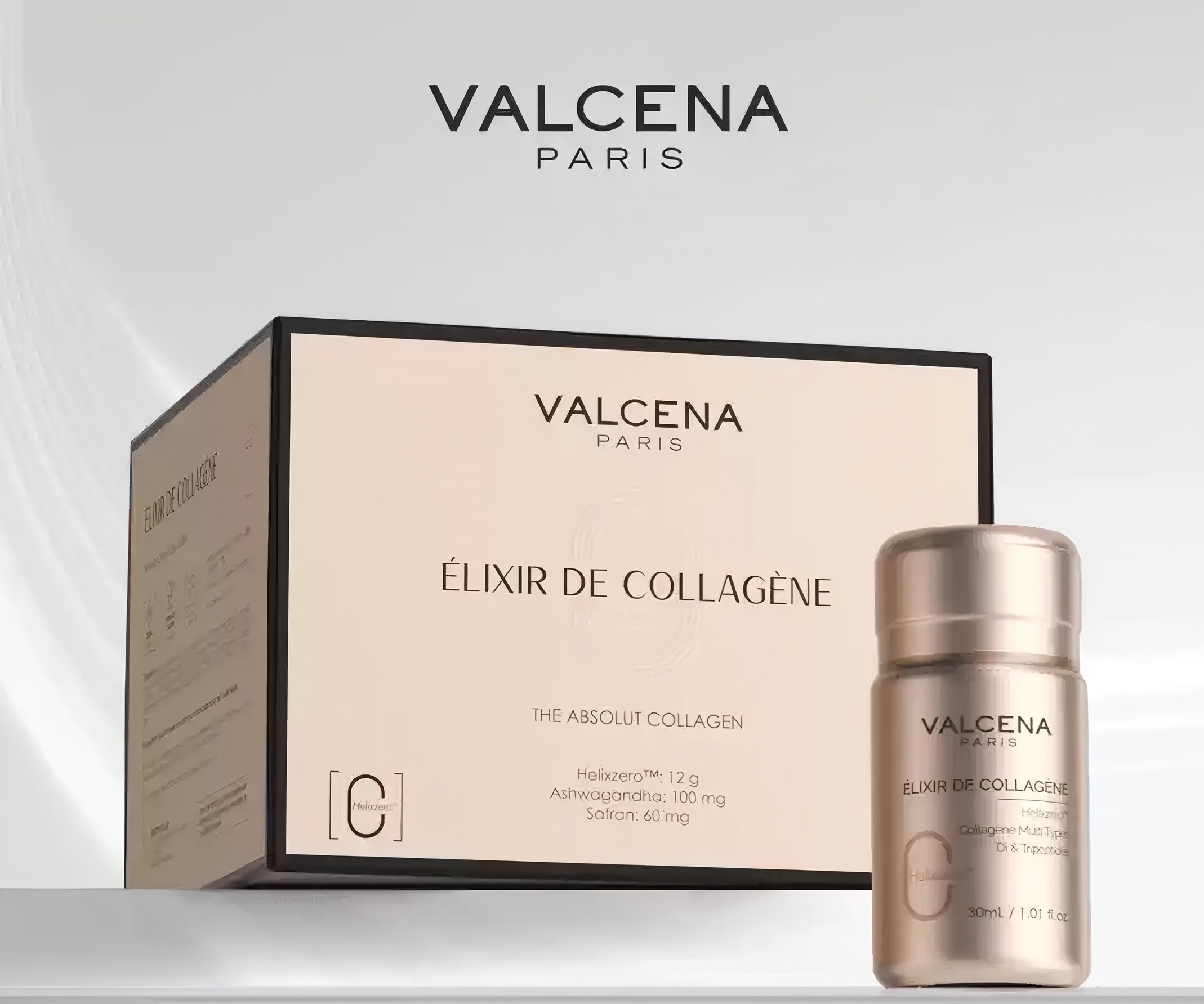 法國 VALCENA 母原膠原飲 0型重組原 膠原多胜肽飲  30ml x 8 支 【正品】 15年政治人物專供 膠原蛋白之母  膠原蛋白之母