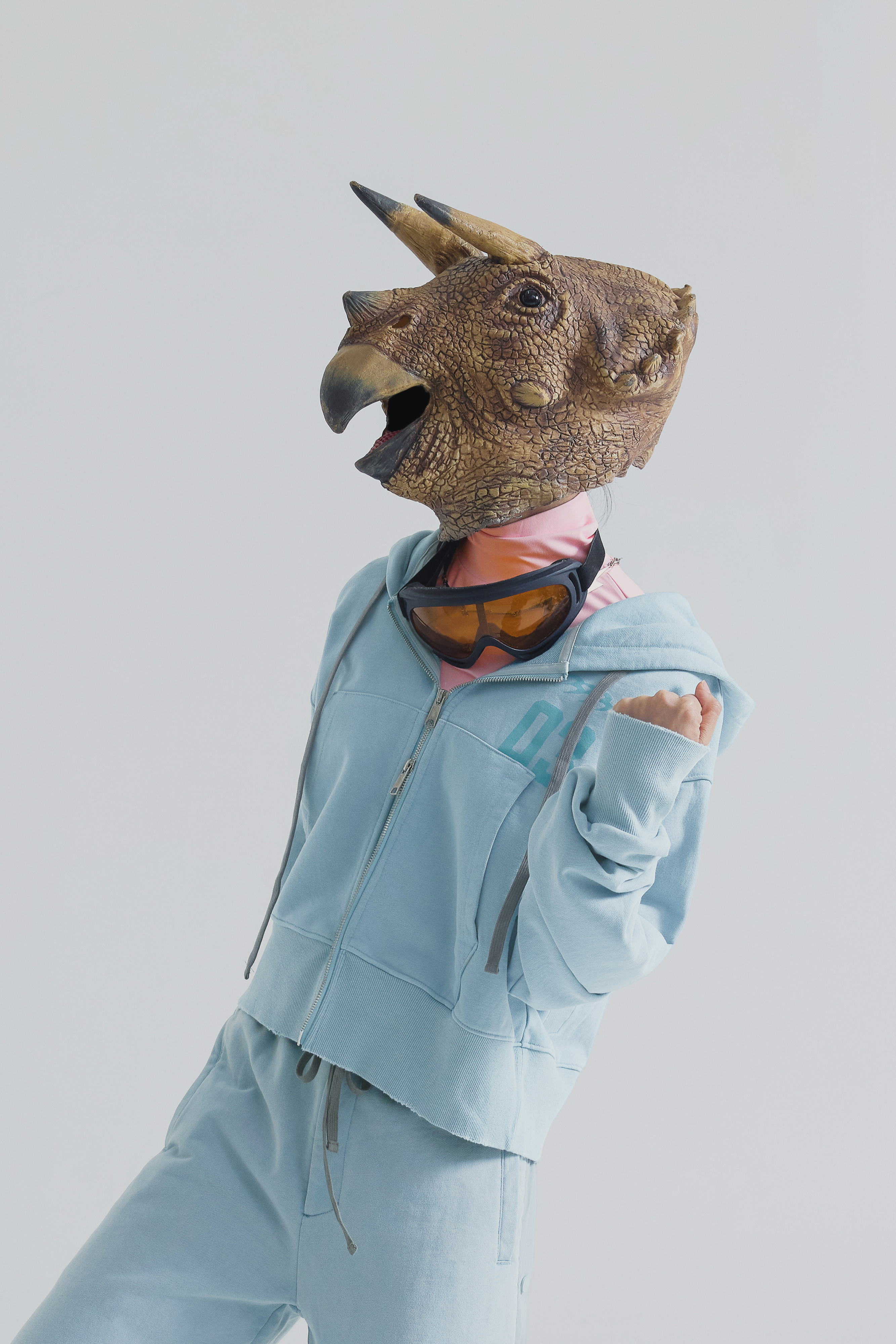 Washed Zip Hoodie Coat｜Iceberg