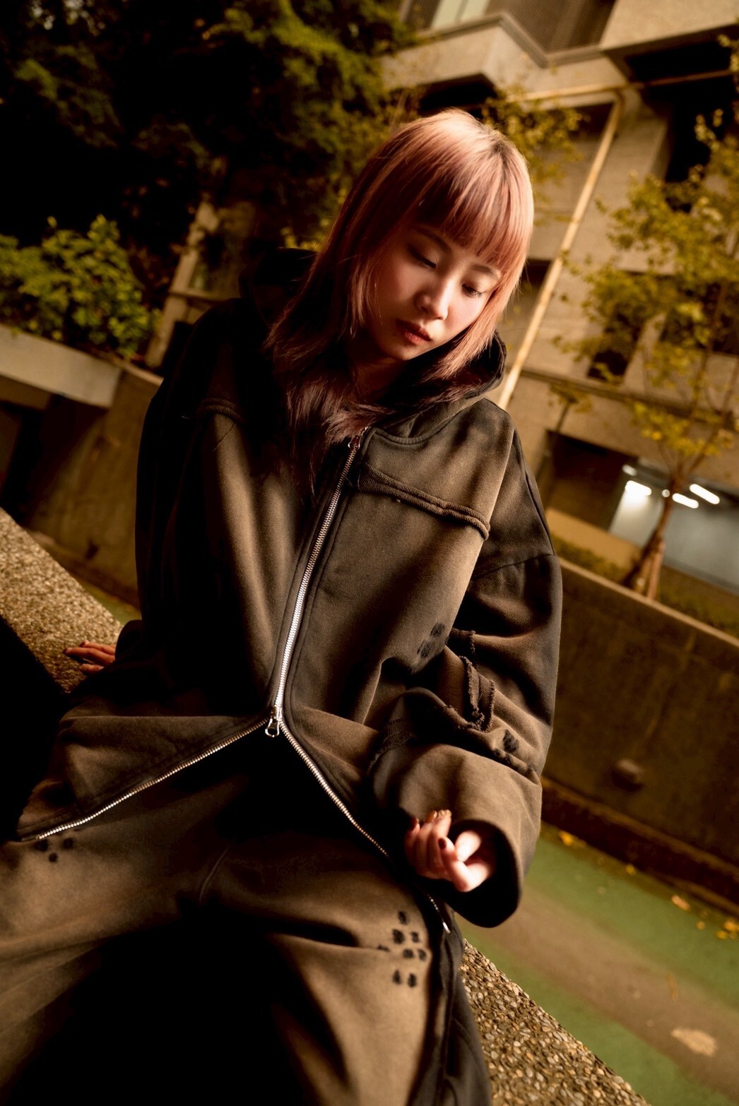 【Focus Store】現貨秒發 Shadow Studio Distressed Zip-up Hooded Sweatshirt "Black" 黑色 仿舊拉鍊外套