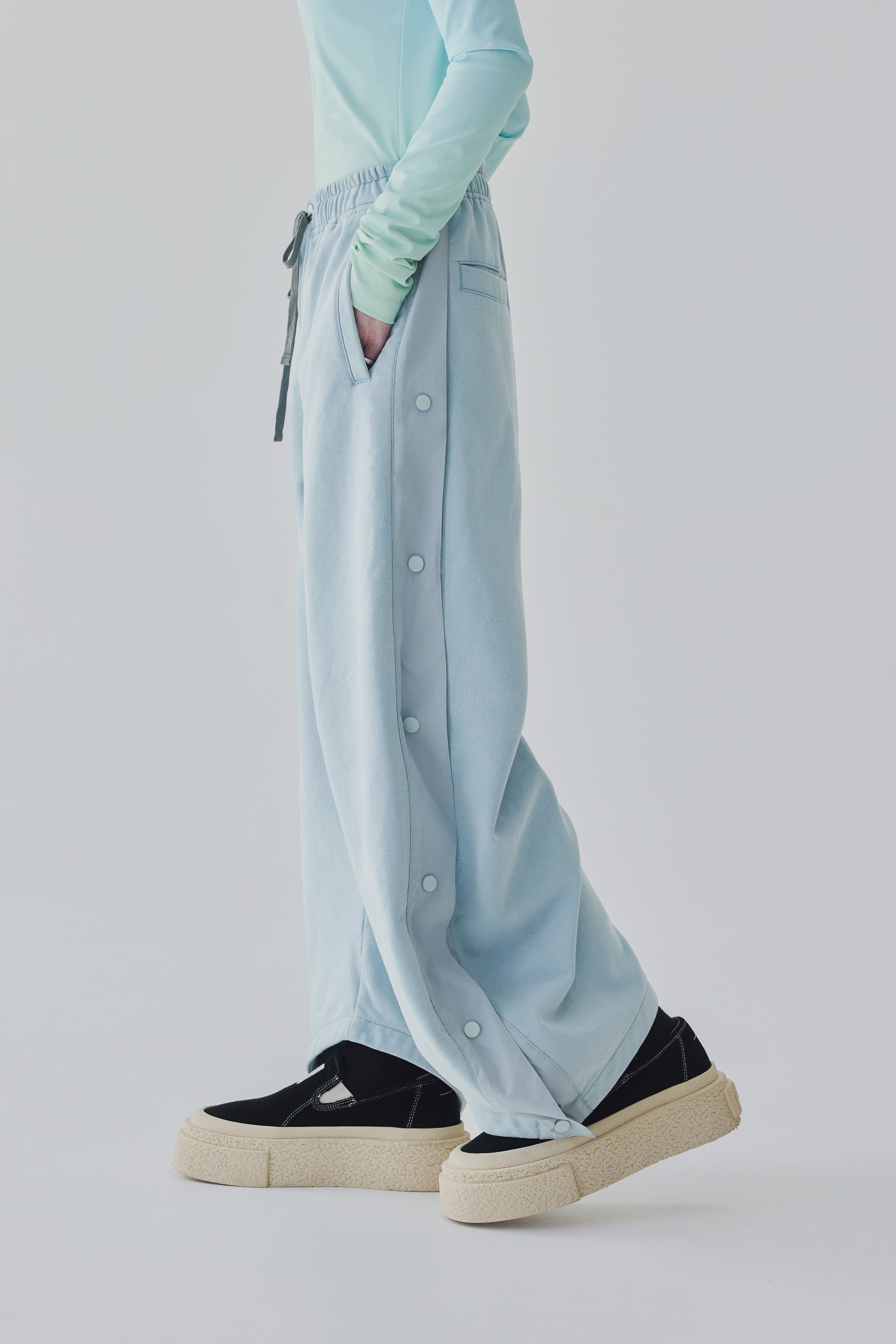 Snap Panel Sweat Trousers｜Iceberg