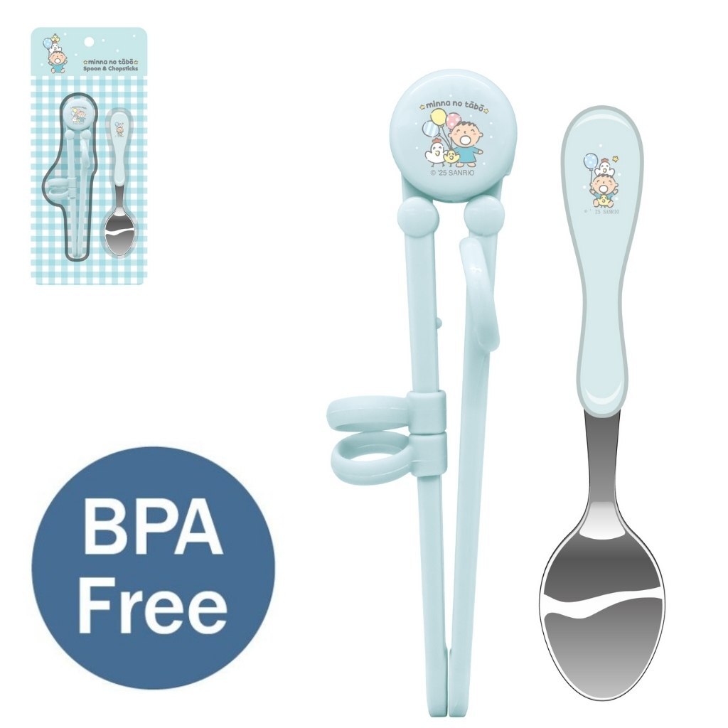 大口仔 - Sanrio | 學習餐具套裝(筷子 湯匙 )