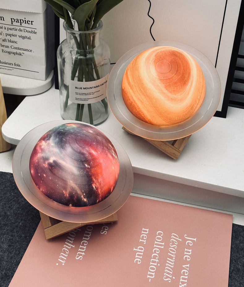 【ＡＨ914】ins土星環七彩藍芽音響