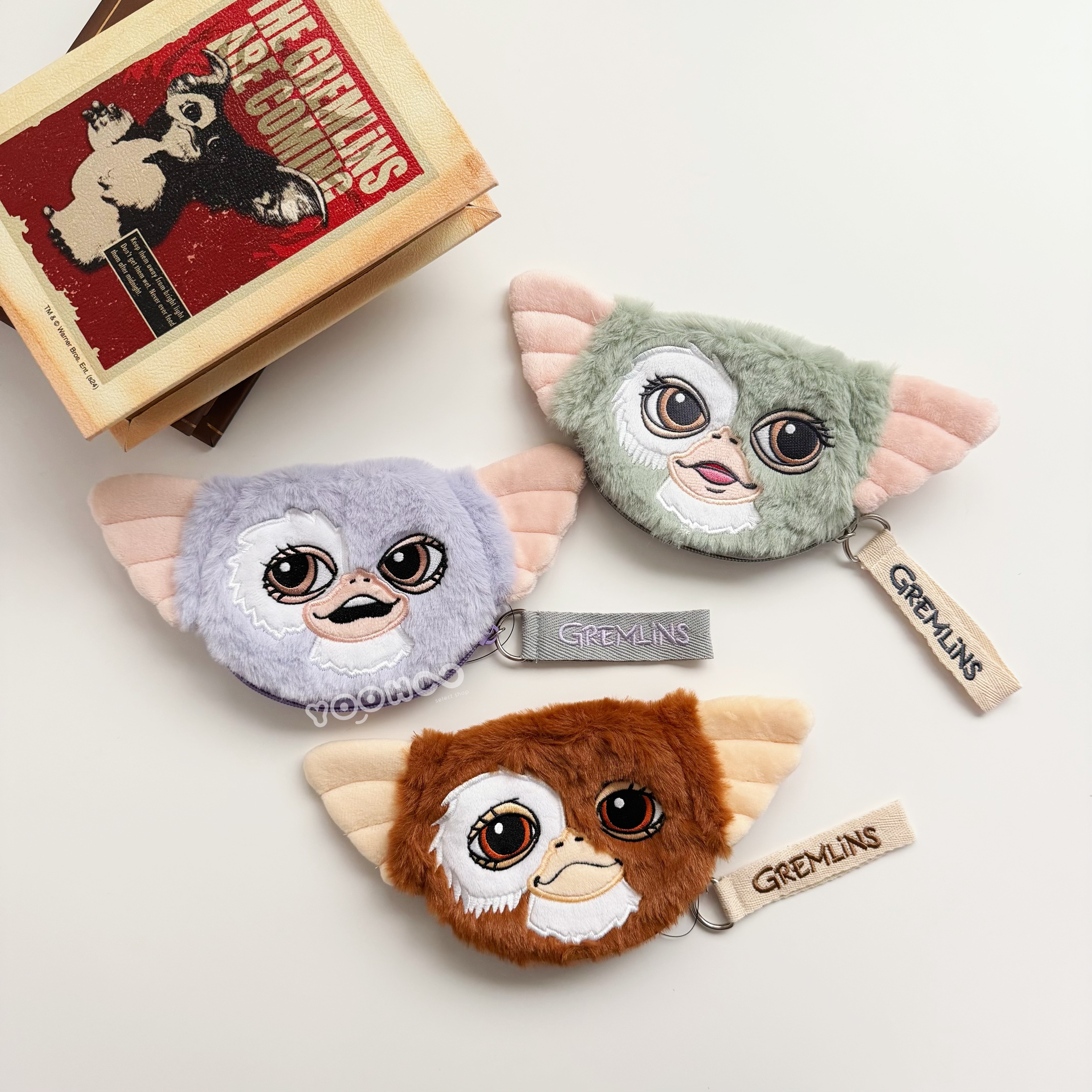 現貨┃GREMLINS 小魔怪 小精靈 薄荷綠 咖啡色 紫色 限定色 零錢包