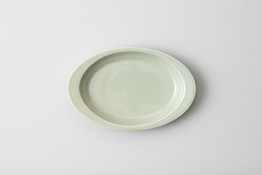 BARBAR(馬場商店)-HASAMI 橢圓盤 黃