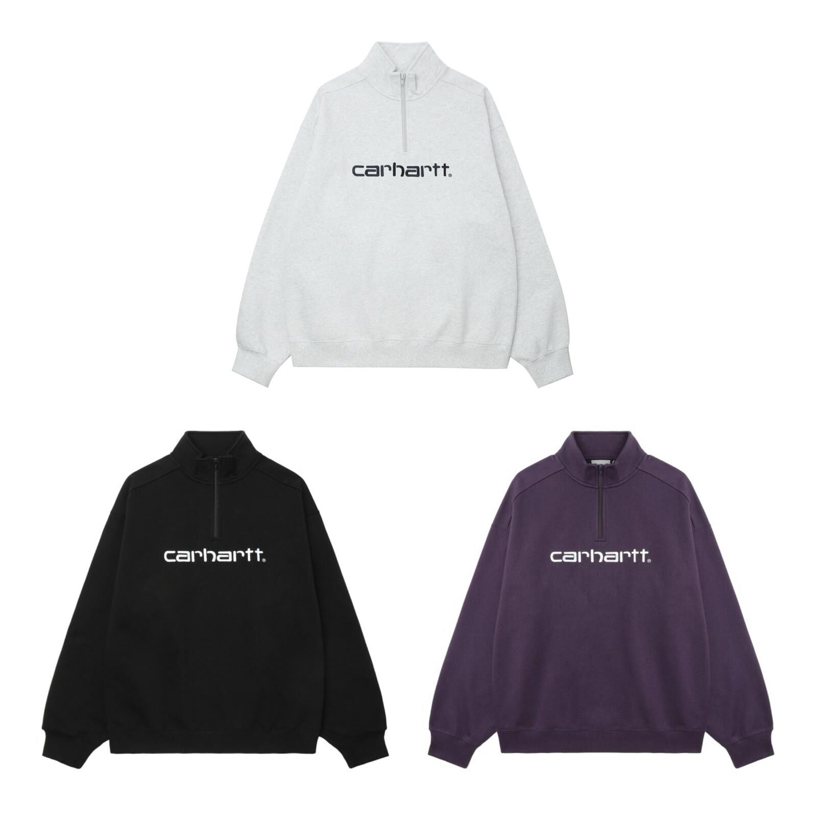 現貨| CARHARTT WIP Script Half Zip Sweatshirt