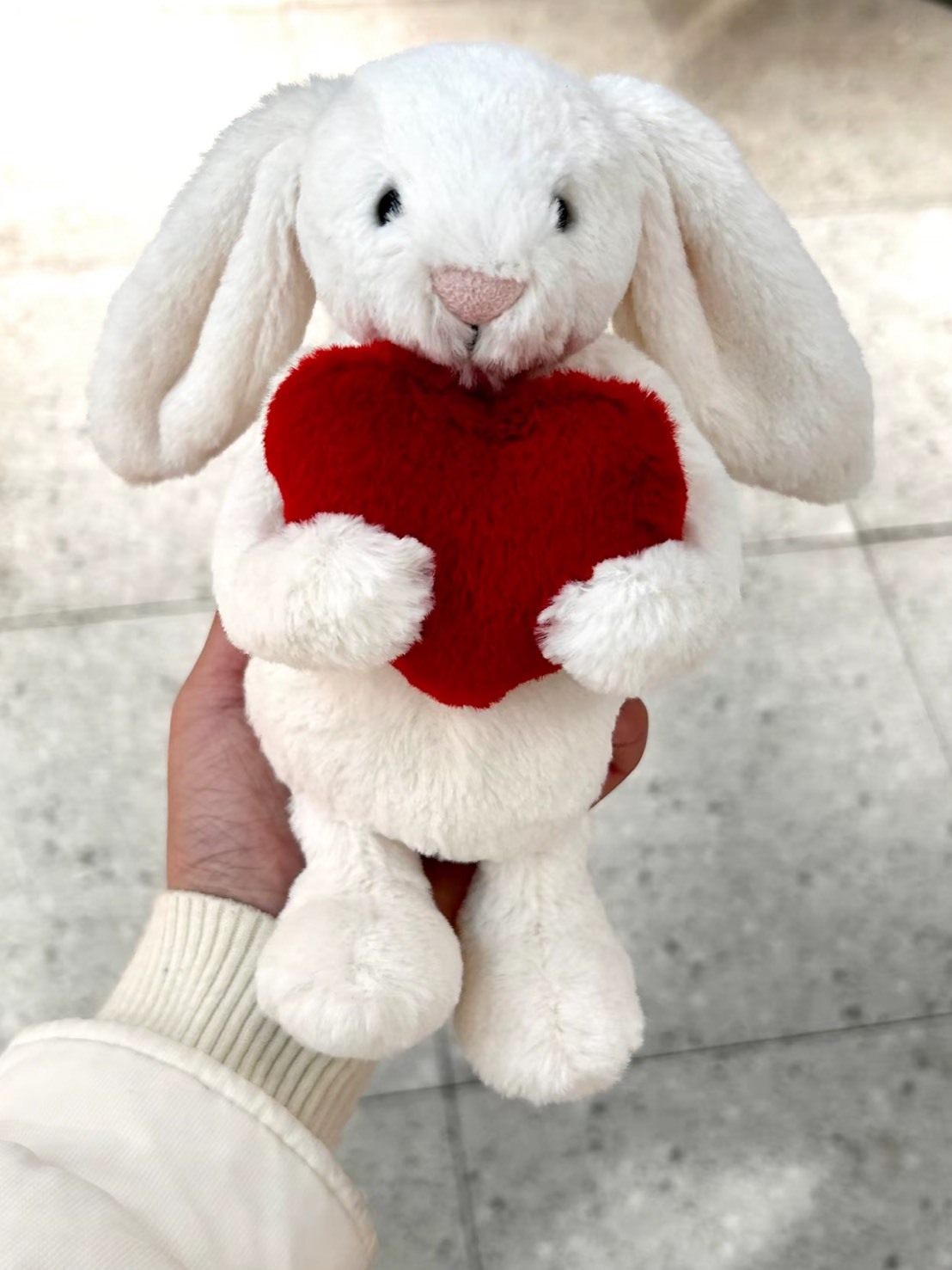 JELLYCAT 情人節系列 邦尼兔 紅色愛心 毛絨 娃娃