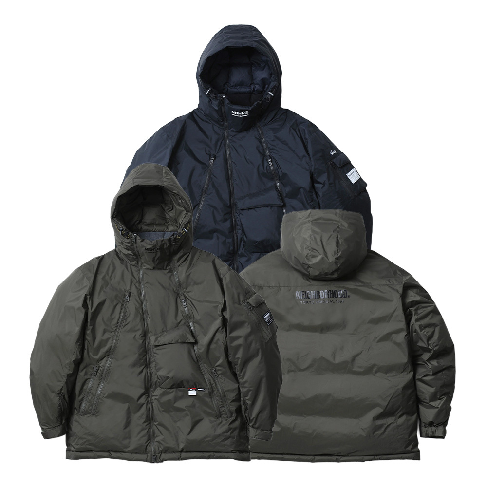 Nanga x Neighborhood . Down Jacket 羽絨外套 橄欖綠/黑 252NNNNN-JKM01