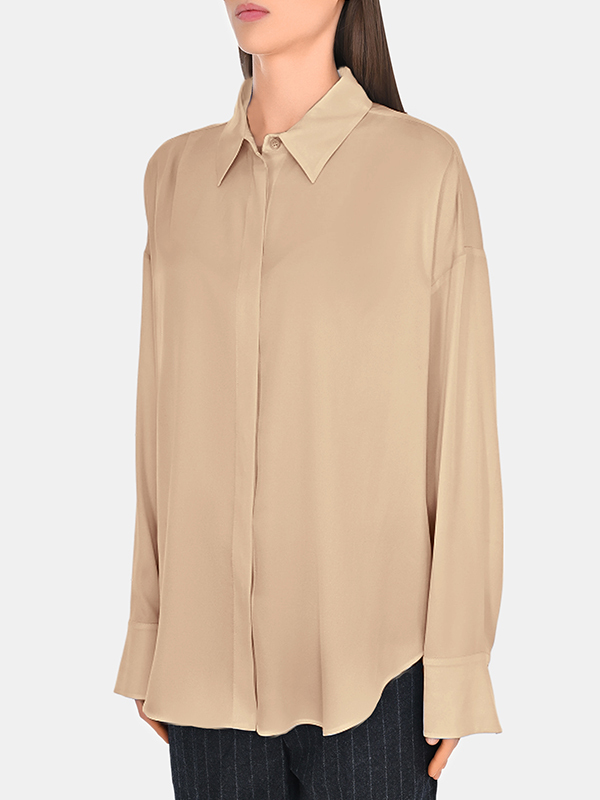 LORENA ANTONIAZZI 經典襯衫(奶茶色)