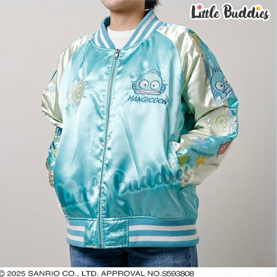 日本 Sanrio Hangyodon 水怪 刺繡外套