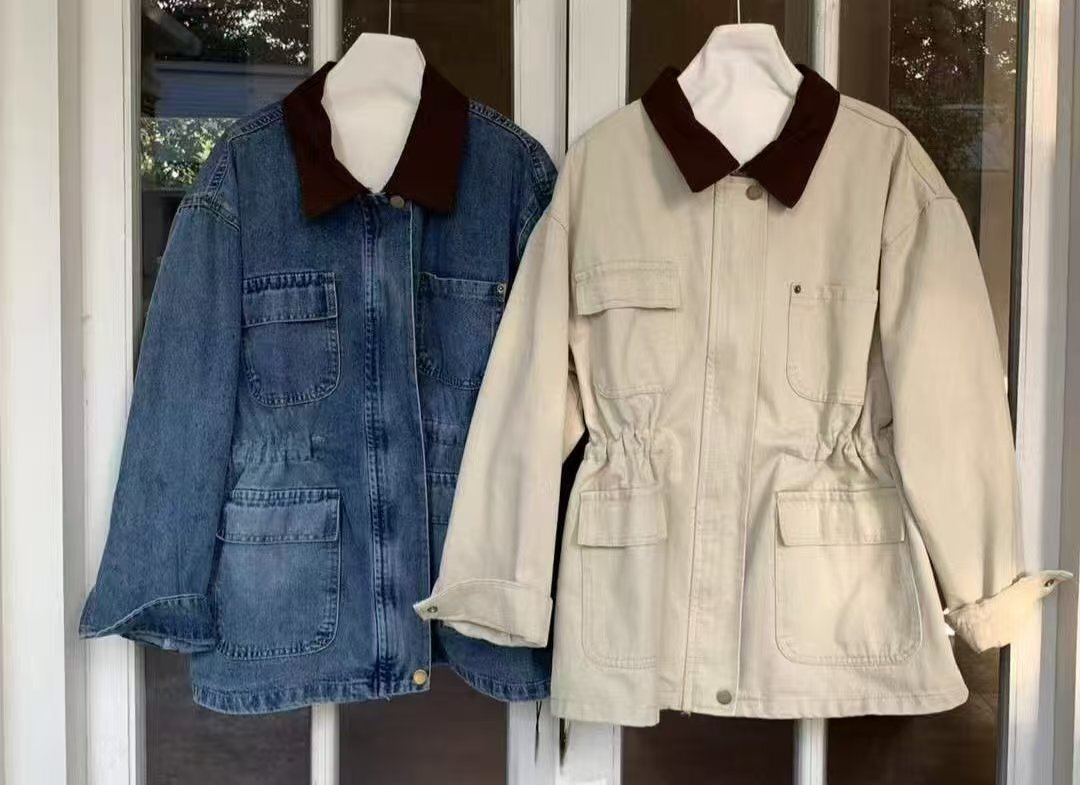 HP5401 巴恩風收腰牛仔外套