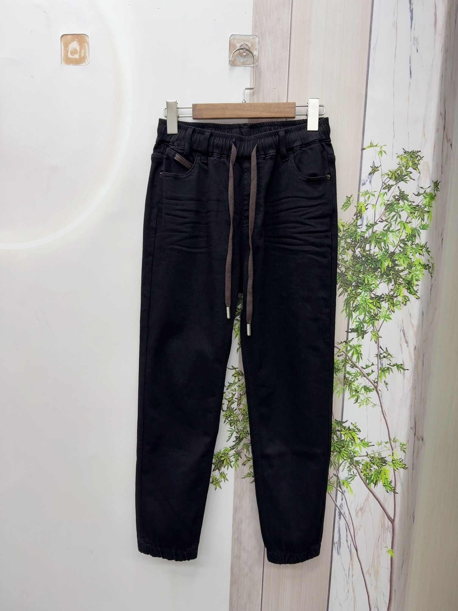 Mar 毛底黑色褲～134X