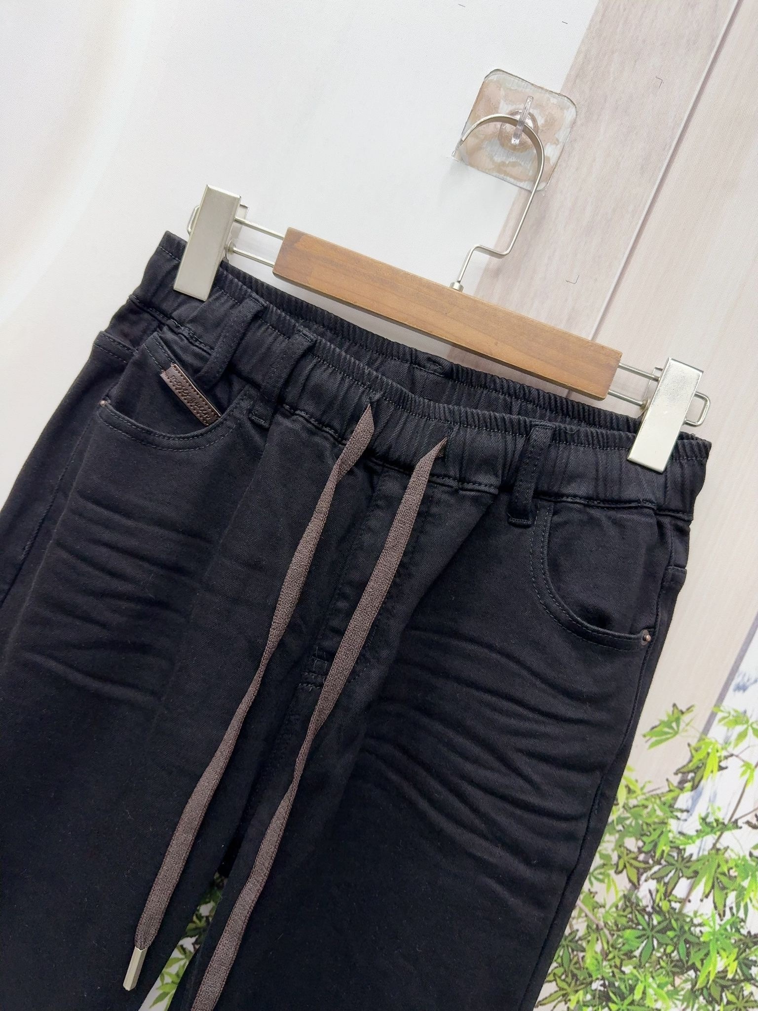 Mar 毛底黑色褲～134X