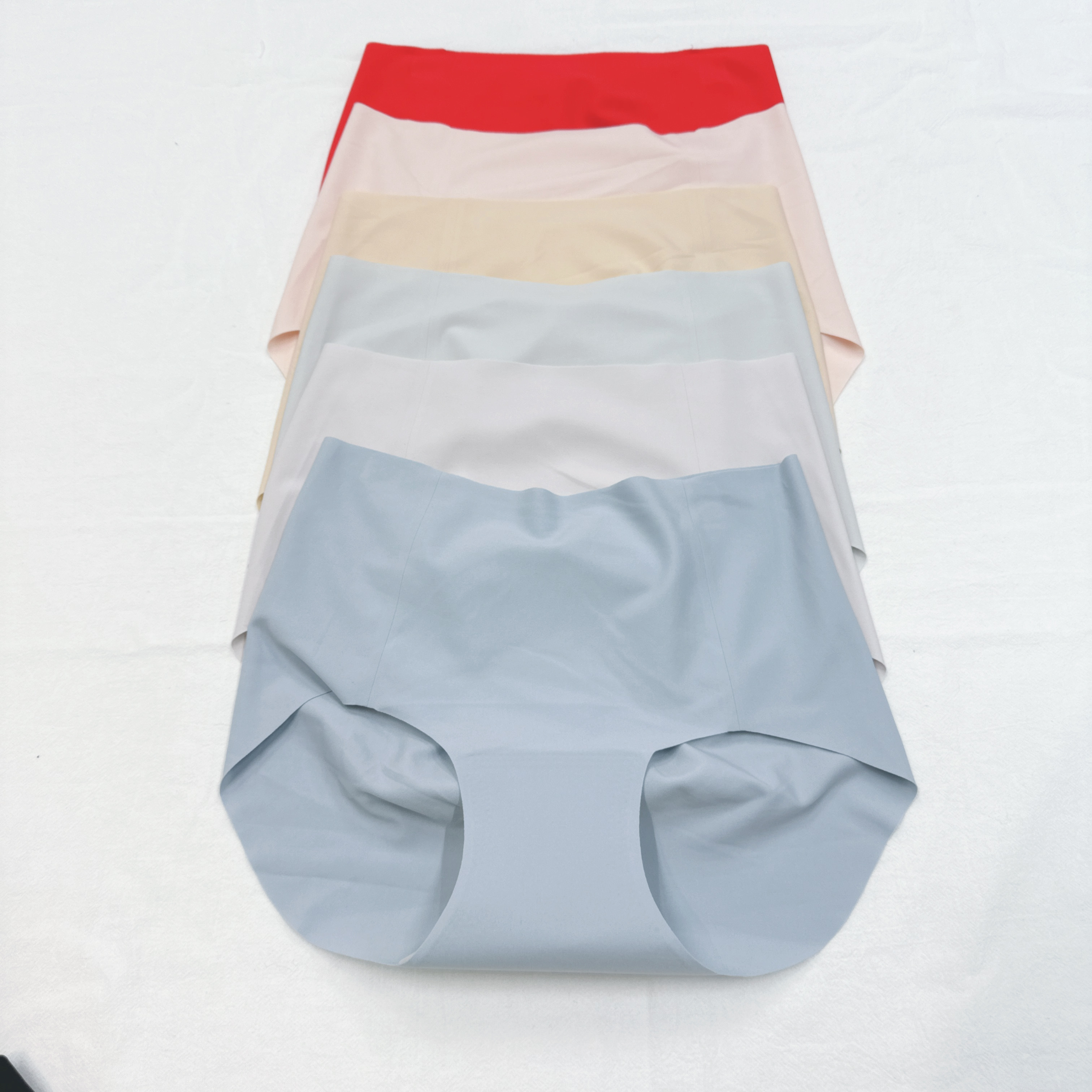 #6203-高腰冰絲無痕內褲 - 3條裝 (F22-F29)