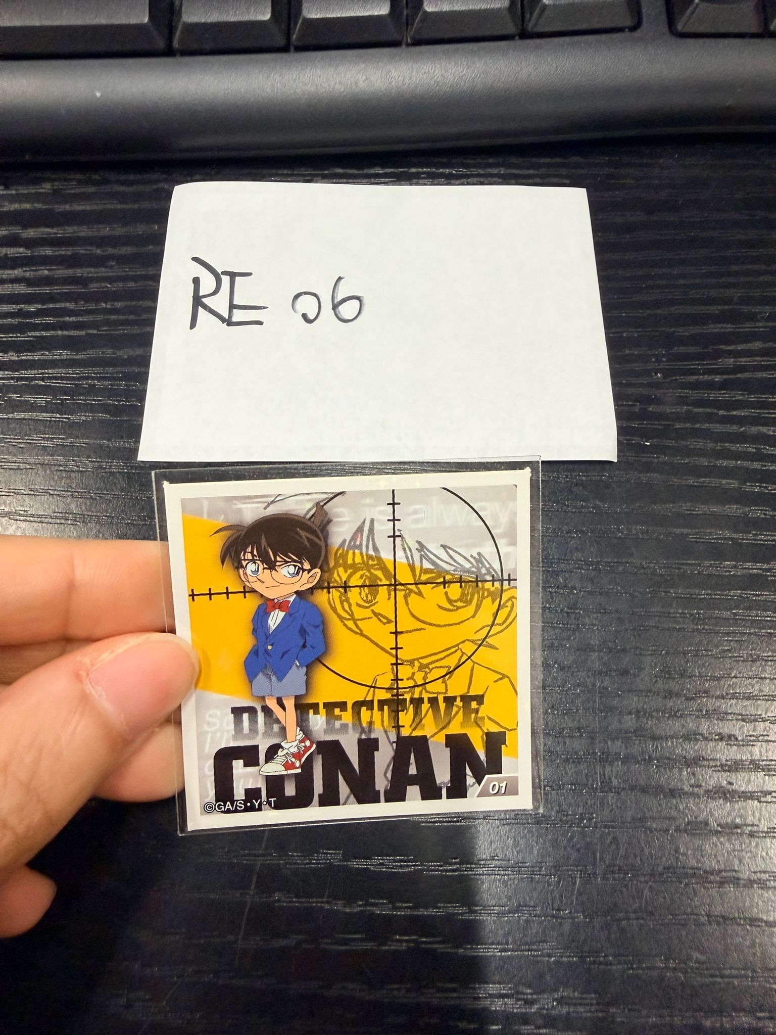 名偵探柯南 柯南 貼紙 # RE06