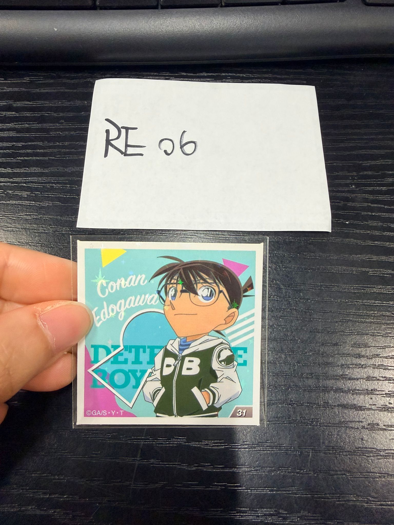 名偵探柯南 柯南 貼紙 # RE06