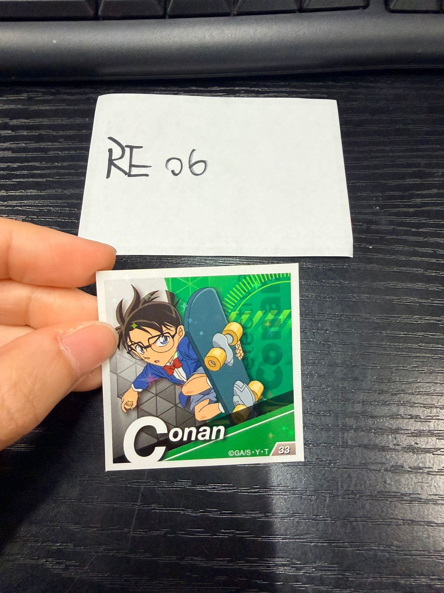 名偵探柯南 柯南 貼紙 # RE06