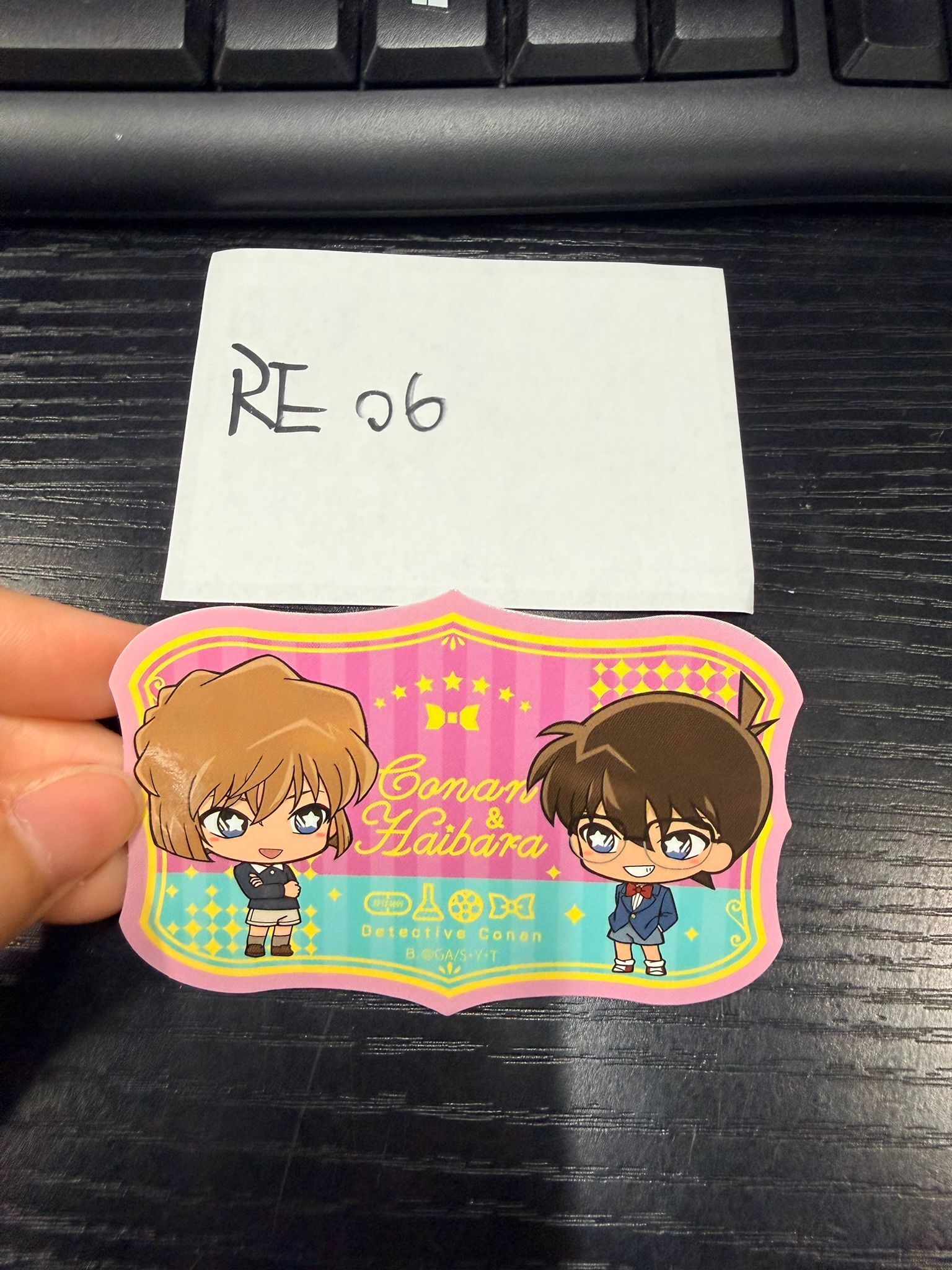 名偵探柯南 貼紙 2人 # RE06