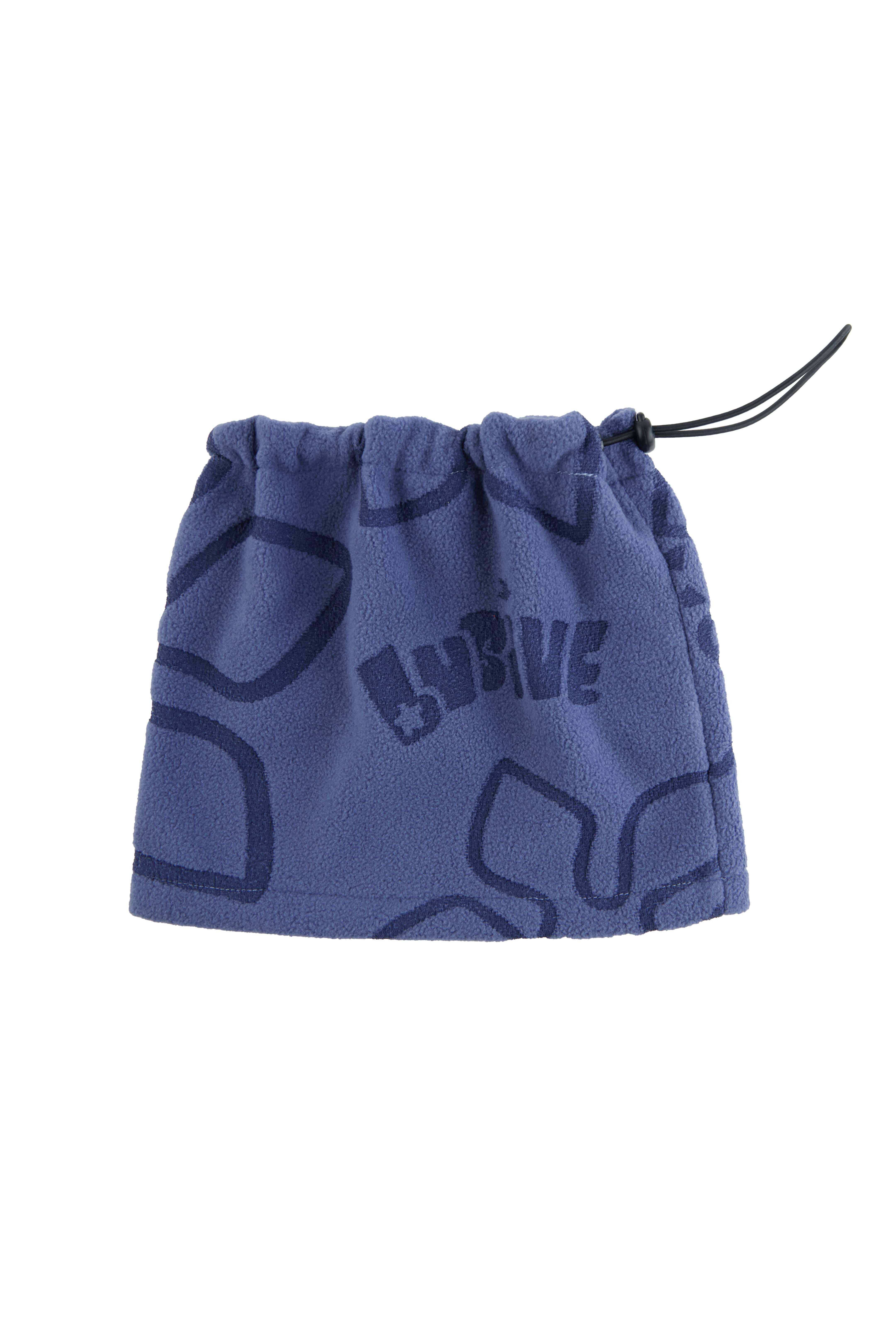 LUSIVE｜抽繩套頭圍脖 (藍紫色)