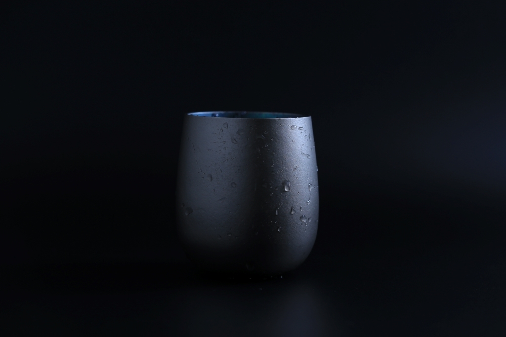 純鈦蛋杯|雙色系列|霞靛