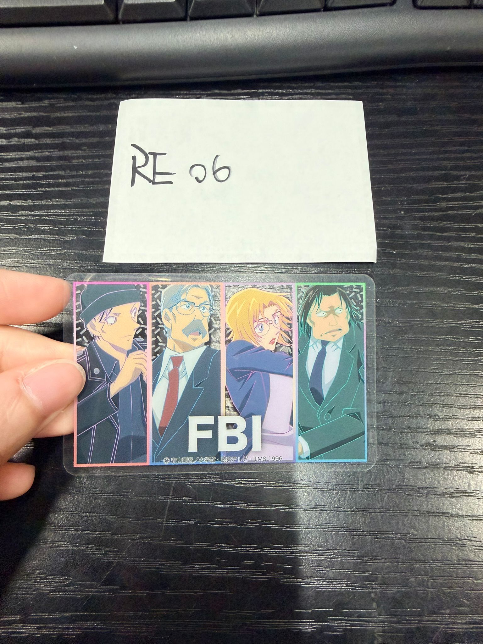 名偵探柯南 小卡 4人 FBI  # RE06