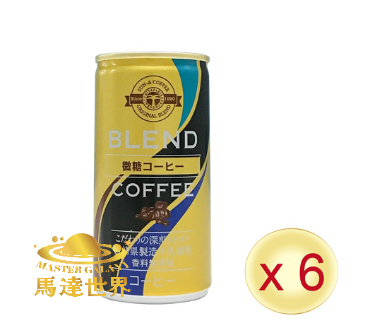 【6罐裝】宮崎縣產牛乳微糖咖啡 185ml 此日期前最佳：2026/1/11