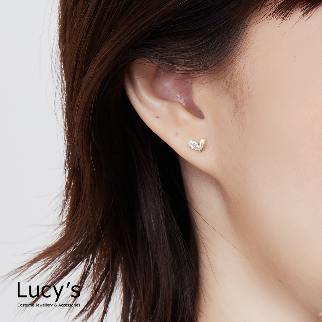 925純銀 愛情結晶 耳環 (126183)