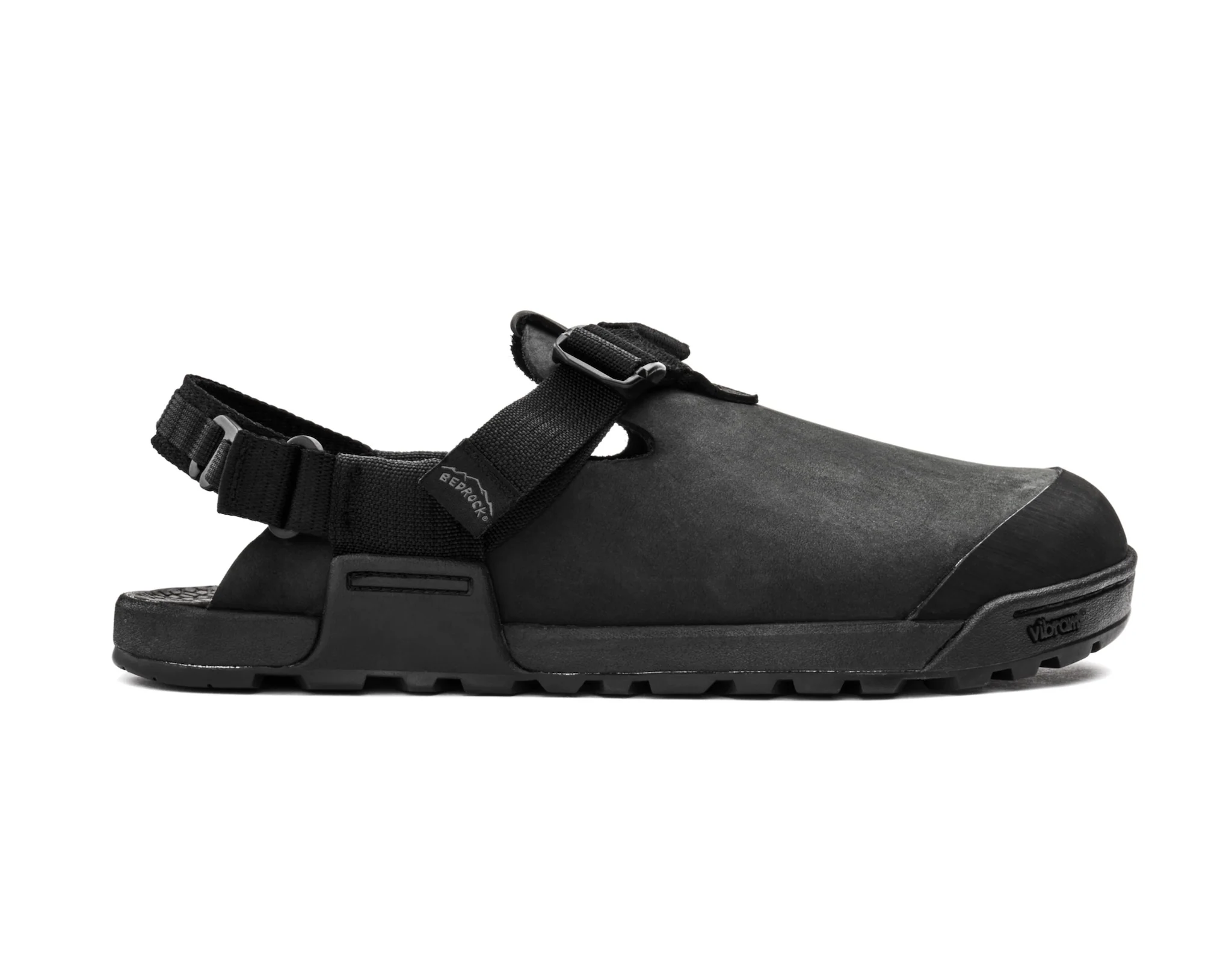 MOUNTAIN CLOG NUBUCK LEATHER - OBSIDIAN DARK GREY