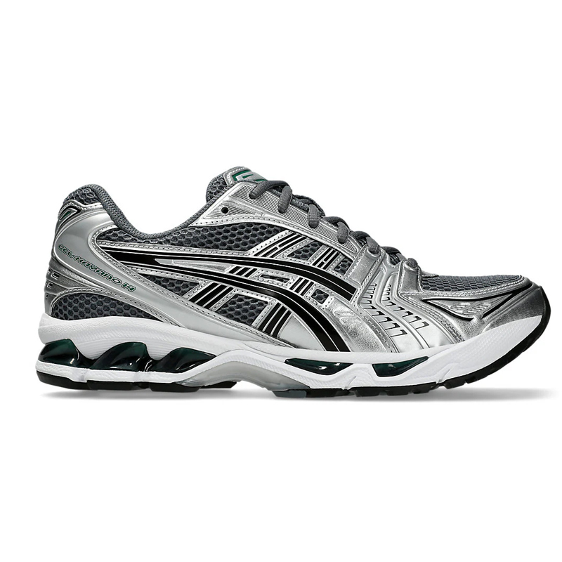 男鞋 ASICS GEL-KAYANO 14 'Jasper Green' 銀黑灰 銀綠 復古 休閒 慢跑鞋【1203A537-020】