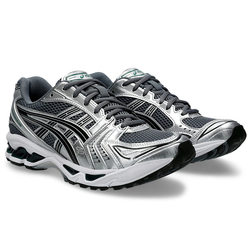 男鞋 ASICS GEL-KAYANO 14 'Jasper Green' 銀黑灰 銀綠 復古 休閒 慢跑鞋【1203A537-020】
