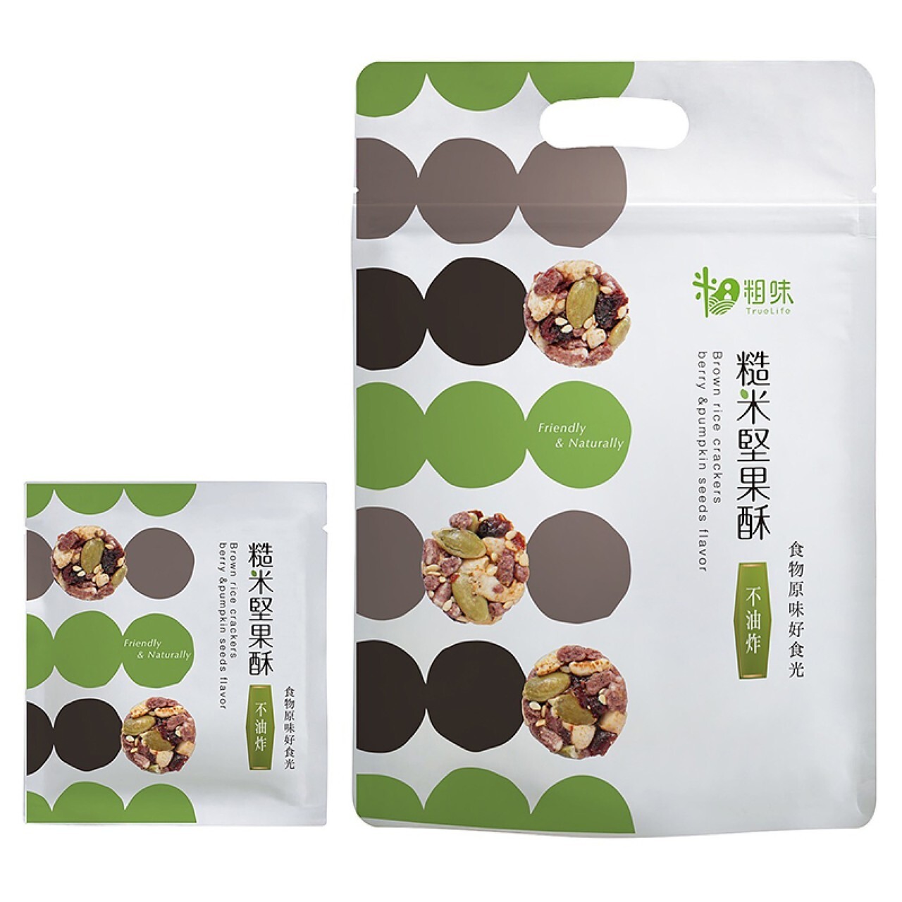 粗味糙米堅果酥-杏仁海苔