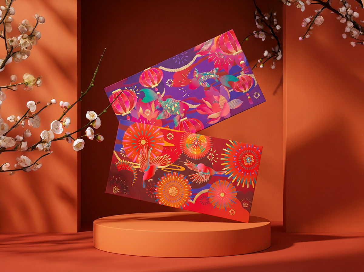 瑞彩如春丨利是廊 香港利是封