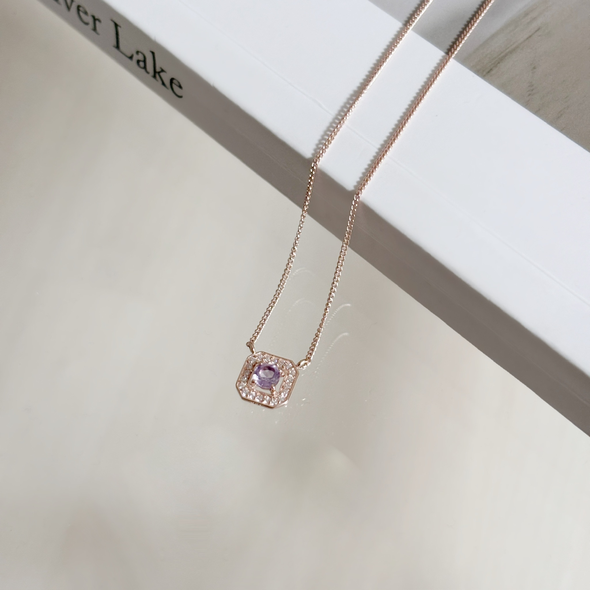 Manor Setting紫水晶項鍊