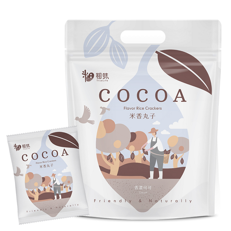 粗味米香丸子-香濃可可口味