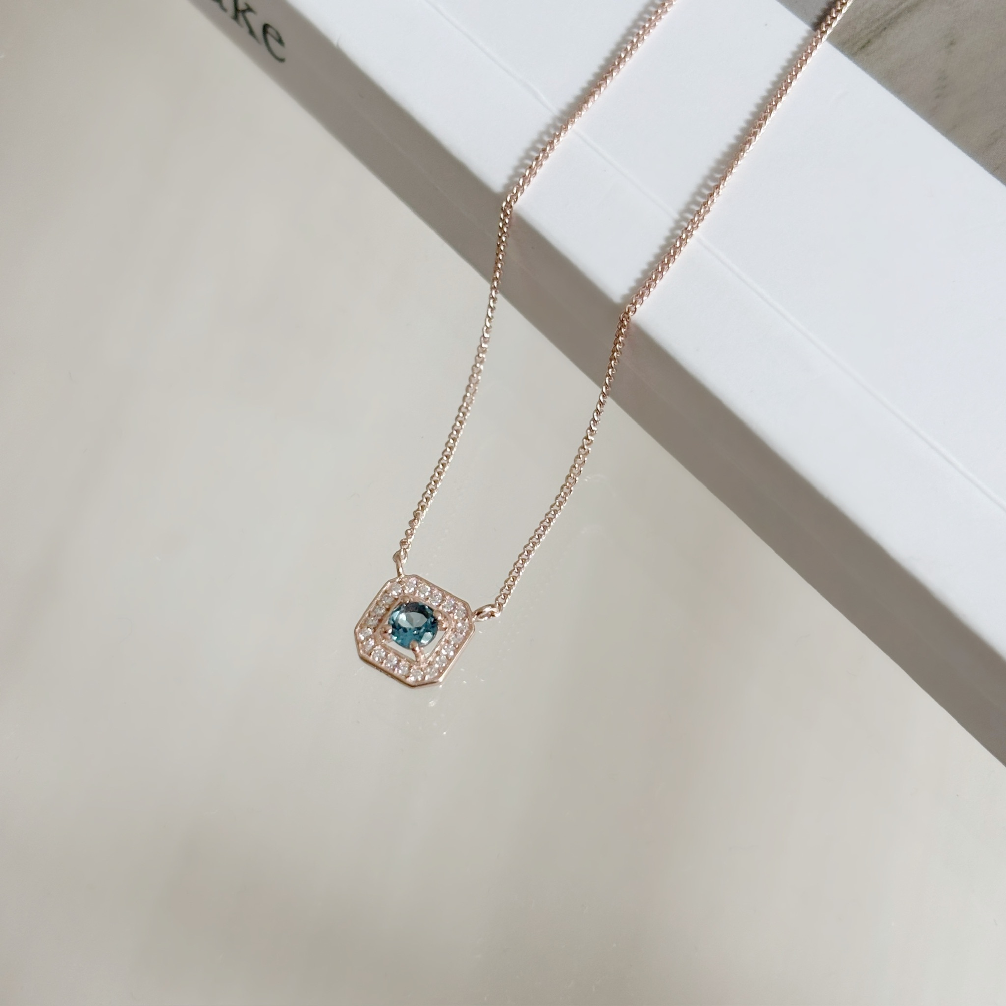 Manor Setting倫敦托帕石項鍊