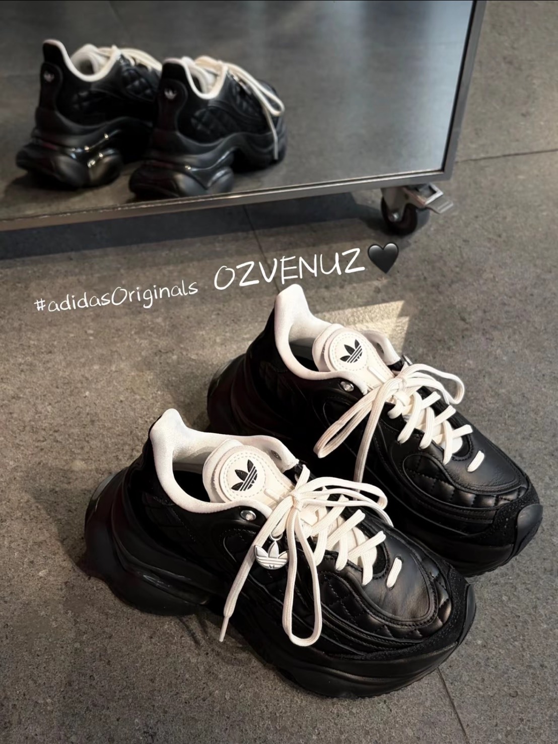 ADIDAS ORIGINALS ODS TN 小香 菱格紋 老爹鞋