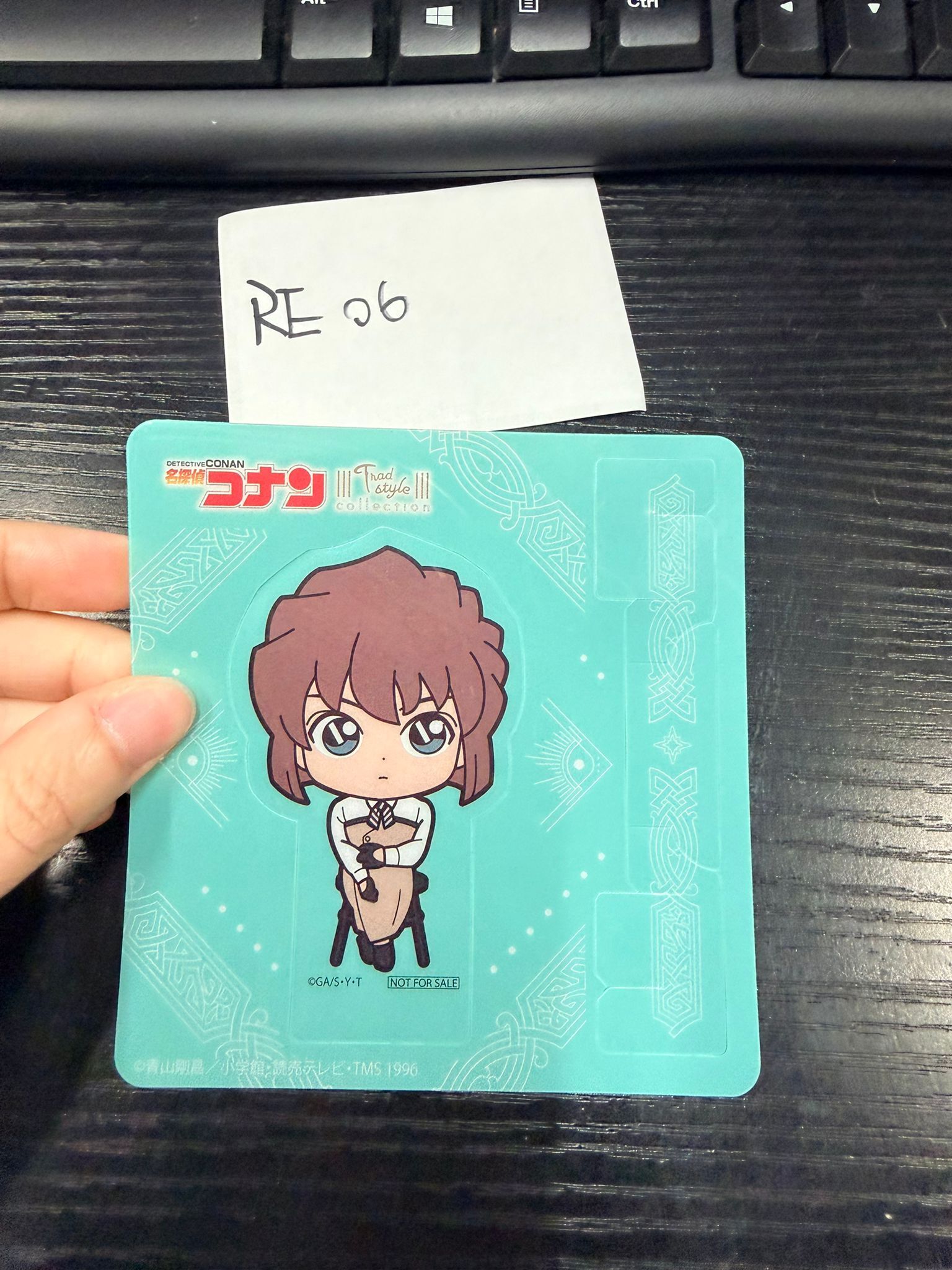 名偵探柯南 灰原 可立膠卡 # RE06